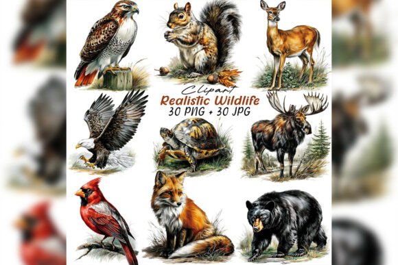 Download Whimsical Wildlife Illustration Clipart - Whimsical Collection