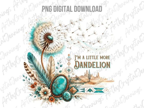 Download Country Boho Western Dandelion PNG - Png Collection