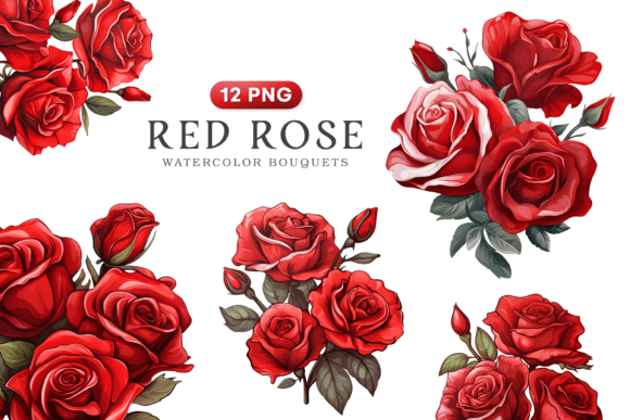 Download Red Rose Bouquets Clipart - Bouquets Collection