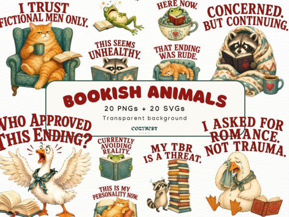 Download Sarcastic Bookish Clipart Book Lover PNG - Png Collection