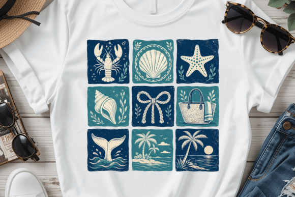 Download Vintage Nautical Summer PNG Set - Png Collection