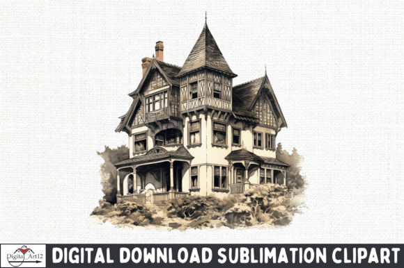 Download Vintage House PNG Clipart - Png Collection