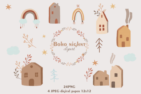 Download Boho Clipart PNG, Boho House Clipart PNG - Png Collection