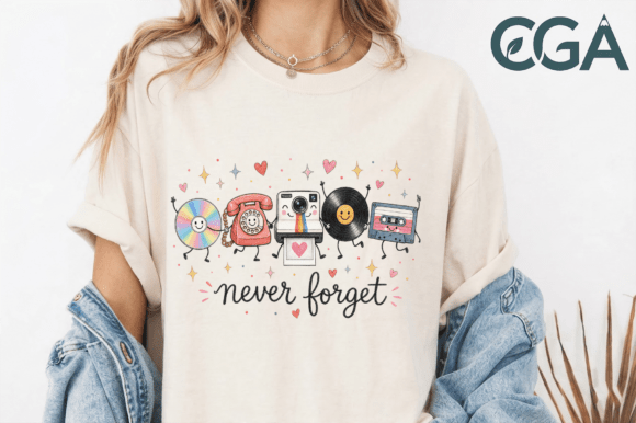 Download Retro Never Forget Tech Clipart PNG - Png Collection
