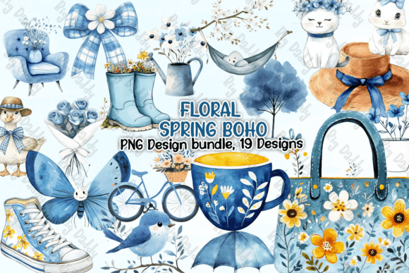 Download Floral Spring Boho Clipart PNG - Png Collection