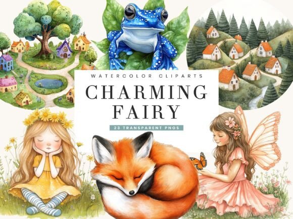 Download Charming Fairy PNG Files Clipart Bundle - Png Collection