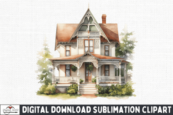 Download Vintage House PNG Clipart - Png Collection